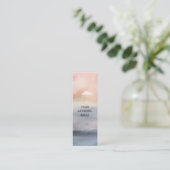 Mini-Vorlage für anpassbares Lesezeichen Mini Visitenkarte (Stehend Vorderseite)