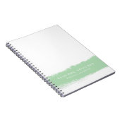 Mini Watercolor Splash Personalisiertes Notebook Notizblock (Rechte Seite)