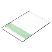 Mini Watercolor Splash Personalisiertes Notebook Notizblock (Linke Seite)
