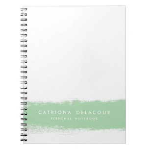 Mini Watercolor Splash Personalisiertes Notebook Notizblock