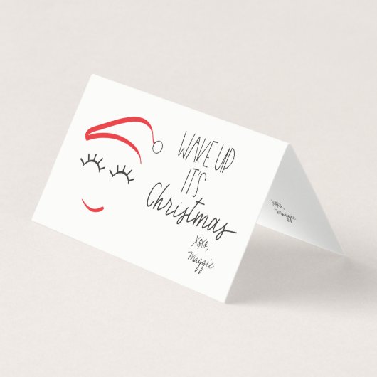 MINI - Weck auf Weihnachten" Lashes (Vorderseite)