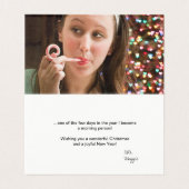 MINI - Weck auf Weihnachten" Lashes (Innenseite Aufgefaltet)