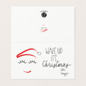 MINI - Weck auf Weihnachten" Lashes (Außenseite Aufgefaltet)