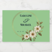 Mini Wedding Party Alkoholflaschenetikett (Einzelnes Label)