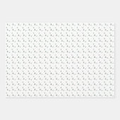 Mini-Weihnachtsbaumwrapping Paper Sheets Geschenkpapier Set (Vorderseite 3)