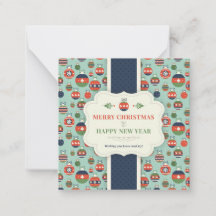 Mini-Weihnachtskarte mit Motiv
