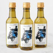Mini-Wein-Flaschenetiketten 10er Pack Weinetikett (Flaschen)