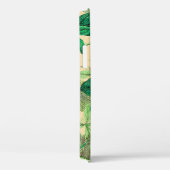 Mini-weiße Blume mit Blätter Case-Mate iPhone Hülle (Rückseite / Rechts)