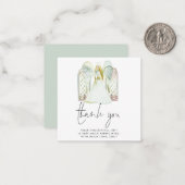 MINI | Whimsical Angel White Dankeschön Karte (Vorderseite/Rückseite Beispiel)