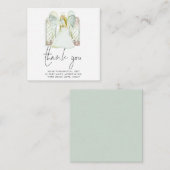 MINI | Whimsical Angel White Dankeschön Karte (Vorne/Hinten)
