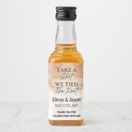 Mini Whiskey Botlle Label - Liquor Label - Wedding Alkoholflaschenetikett