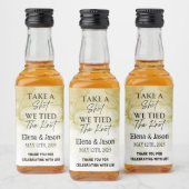 Mini-Whiskey-Flasche - Liquor-Etikett - Hochzeit Alkoholflaschenetikett (Flaschen)