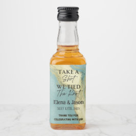 Mini-Whiskey-Flasche - Liquor-Etikett - Hochzeit Alkoholflaschenetikett
