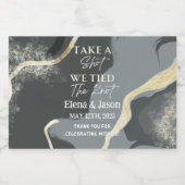 Mini-Whiskey-Flasche - Liquor-Etikett - Hochzeit Alkoholflaschenetikett (Einzelnes Label)