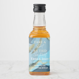 Mini-Whiskey-Flasche - Liquor-Etikett - Hochzeit Alkoholflaschenetikett