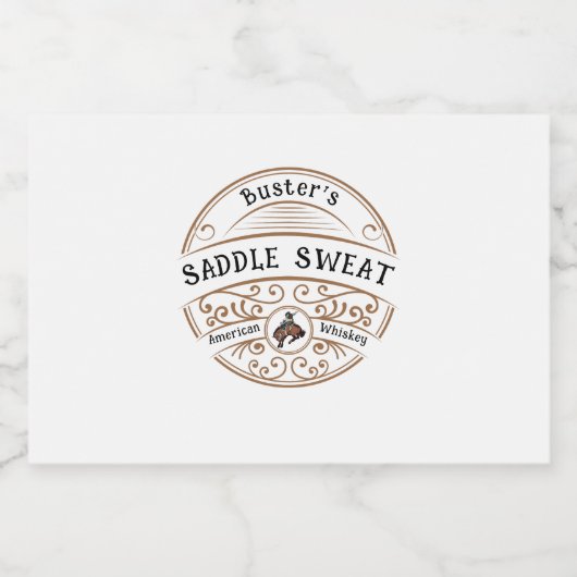 Mini Whiskey Flaschen Etiketten (Einzelnes Label)