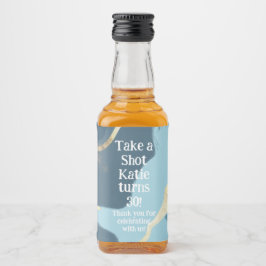 Mini-Whiskey-Flaschenetikett, Likör-Etikett - Gebu Alkoholflaschenetikett