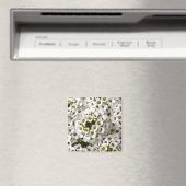 Mini White Blume Magnet (In Situ (Geschirrspüler))