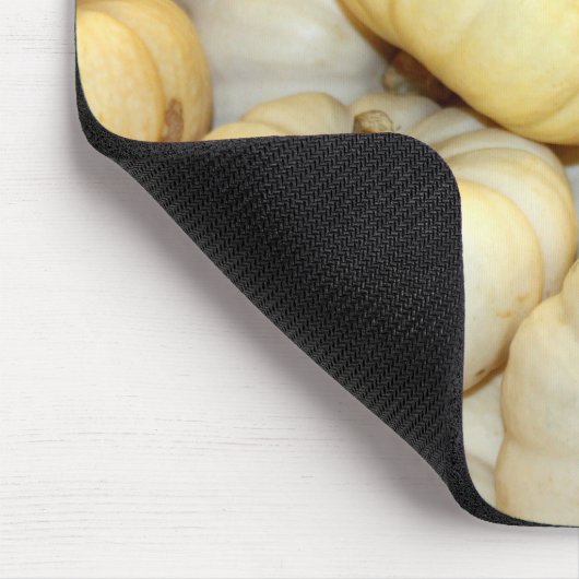 Mini White Pumpkins Mousepad (Ecke)