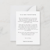 MINI | Wir taten es, dass wir die Ankündigung von (Rückseite)