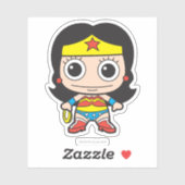 Mini Wonder Woman Aufkleber (Blatt)