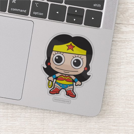 Mini Wonder Woman Aufkleber (Detail)