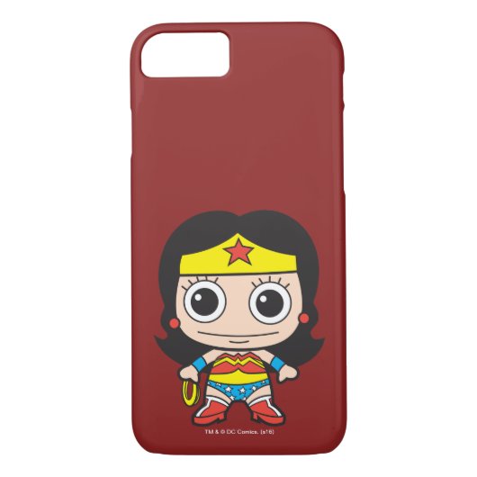 Mini Wonder Woman Case-Mate iPhone Hülle (Rückseite)