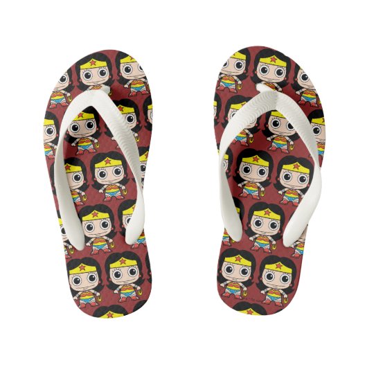 Mini Wonder Woman Kinderbadesandalen (Fußbett)