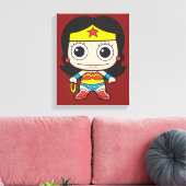 Mini Wonder Woman Leinwanddruck (Insitu (Wohnzimmer))