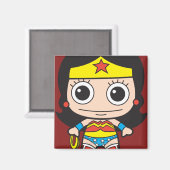 Mini Wonder Woman Magnet (Vorderseite/Rückseite)