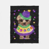 MINI YORKIE POO FLEECEDECKE (Vorderseite)