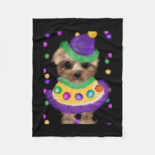MINI YORKIE POO FLEECEDECKE