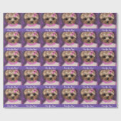 MINI YORKIE POO GESCHENKPAPIER (Flach)