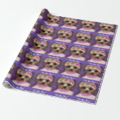 MINI YORKIE POO GESCHENKPAPIER (Ungerollt)
