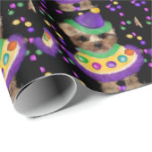 MINI YORKIE POO GESCHENKPAPIER (Rolleneckpunkt)