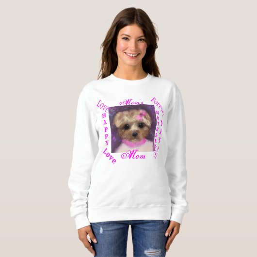 MINI YORKIE POO SWEATSHIRT (Vorne ganz)