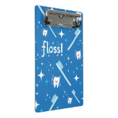 Mini-Zahn-Clipboard, Geschenk für Zahnhygieniker Mini Klemmbrett (Schrägansicht)