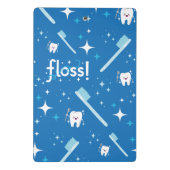 Mini-Zahn-Clipboard, Geschenk für Zahnhygieniker Mini Klemmbrett (Rückseite)