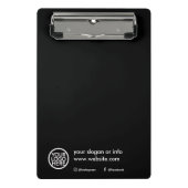 Mini-Zwischenablage für Werbeaktionen Mini Klemmbrett (Vorderseite)