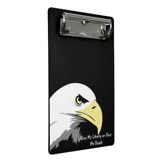 Mini-Zwischenablage gibt mir Freiheit Mini Klemmbrett (Schrägansicht)