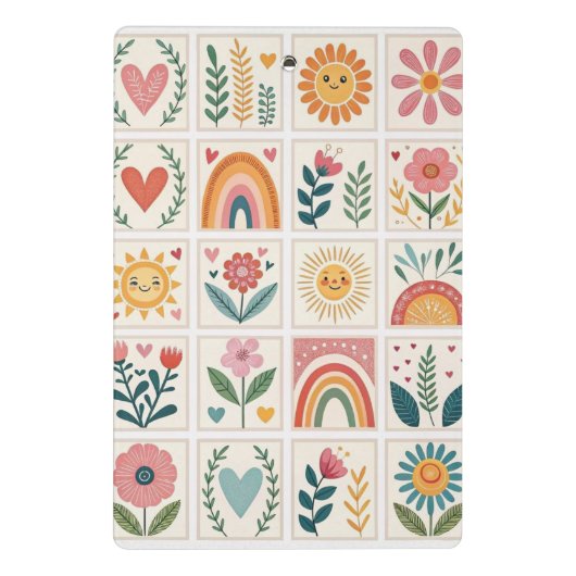 Mini-Zwischenablage Kleine Zwischenablage Büromate Mini Klemmbrett (Rückseite)