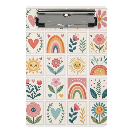 Mini-Zwischenablage Kleine Zwischenablage Büromate Mini Klemmbrett (Vorderseite)