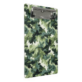 Mini-Zwischenablage - Militärische Camouflage Mini Klemmbrett (Schrägansicht)