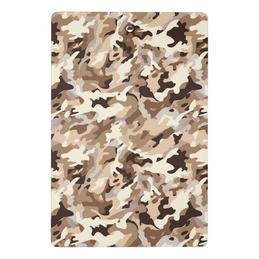 Mini-Zwischenablage - Militärische Camouflage Mini Klemmbrett (Rückseite)