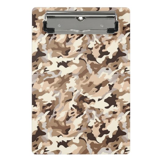 Mini-Zwischenablage - Militärische Camouflage Mini Klemmbrett (Vorderseite)