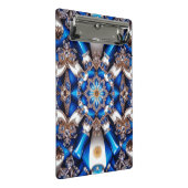 Mini-Zwischenablage mit argentinischen Farben Mini Klemmbrett (Schrägansicht)