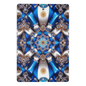 Mini-Zwischenablage mit argentinischen Farben Mini Klemmbrett (Rückseite)