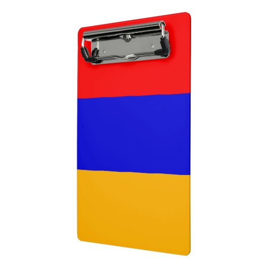 Mini-Zwischenablage mit armenischer Flagge Mini Klemmbrett (Gewinkelt2)