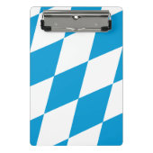 Mini-Zwischenablage mit bayerischer Flagge Mini Klemmbrett (Vorderseite)