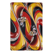 Mini-Zwischenablage mit belgischen Farben Mini Klemmbrett (Rückseite)